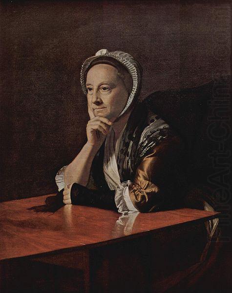 John Singleton Copley Mrs. Humphrey Devereux, oil on canvas painting by John Singleton Copley,